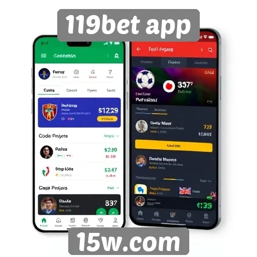 Análise da interface do 119bet app