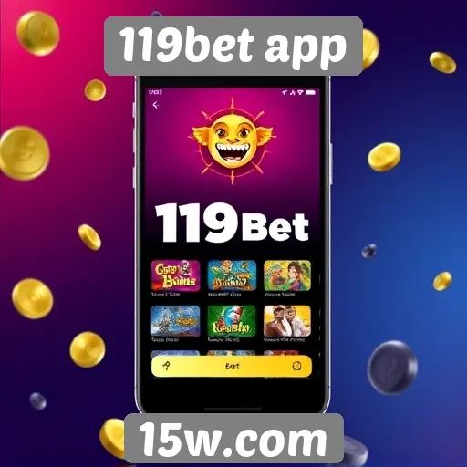 Variedade de jogos disponíveis no 119bet app
